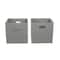 2 Pack Household Essentials 13" Fabric Storage Bins